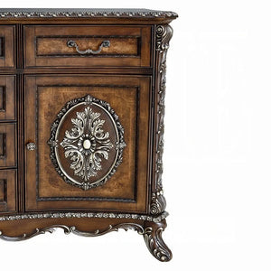 Devany Wood & Resin 6-Drawer Transitional Dresser in Rich Cherry Acme Furniture