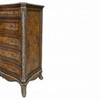 Devany 5-Drawer Transitional Wood & Resin Chest in Rich Cherry Acme Furniture