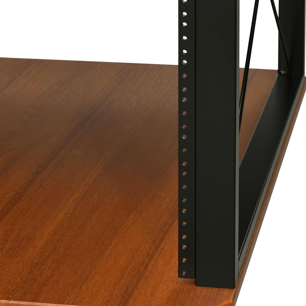 Music Desk, Included Wheels, Multiple Functional & Storage Spaces, in White Finish