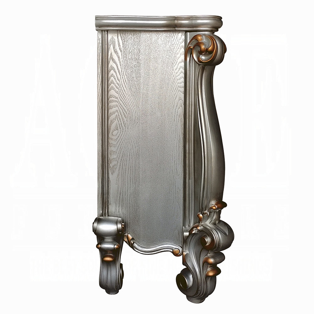 Versailles Rectangular Carving Wooden Frame Electric Fireplace