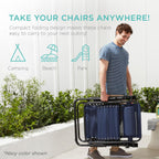 Set of 2 Adjustable Steel Mesh Zero Gravity Lounge Chair Recliners w/Pillows and Cup Holder Trays