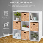 9-Cube Storage Organizer, 11in Shelf Opening, Bookcase, Display Shelf, Customizable w/ 3 Removable Back Panels