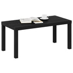 Coffee Table, Modern Rectangle Coffee Table with 1.8" Triple Thick Tabletop, Side Table, Toolless Assembly, for Living Room, Home Office
