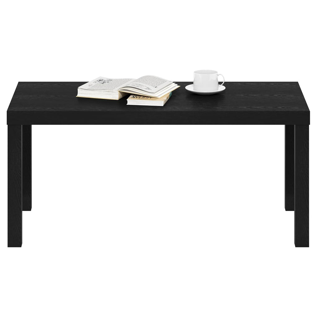 Coffee Table, Modern Rectangle Coffee Table with 1.8" Triple Thick Tabletop, Side Table, Toolless Assembly, for Living Room, Home Office