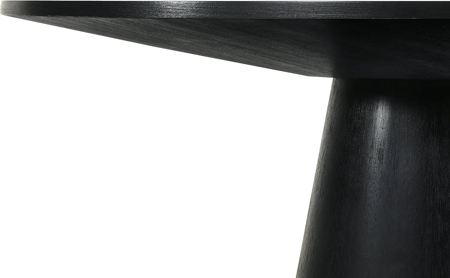 Jasper 59" W Contemporary Round Dining Table with Pedestal Base Lilola Home