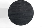 Jasper 59" W Contemporary Round Dining Table with Pedestal Base Lilola Home