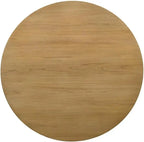 Jasper 59" W Contemporary Round Dining Table with Pedestal Base Lilola Home