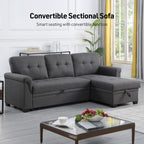 Lucca Sectional Sleeper - Versatile Sleeper Couch & Sofa Bed with Storage - Comfortable with Storage, Small Sofa counch
