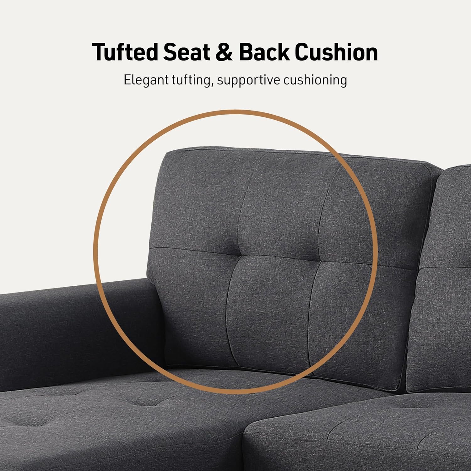 Lucca Sectional Sleeper - Versatile Sleeper Couch & Sofa Bed with Storage - Comfortable with Storage, Small Sofa counch