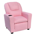 Kids Reclining Chair Leather Recliner Sofa Push Back Toddler Youth Children Shopmurai