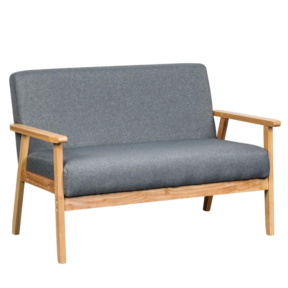 Lilola Home Bahamas 45" W Gray Loveseat