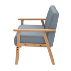 Bahamas 45" W Gray Loveseat