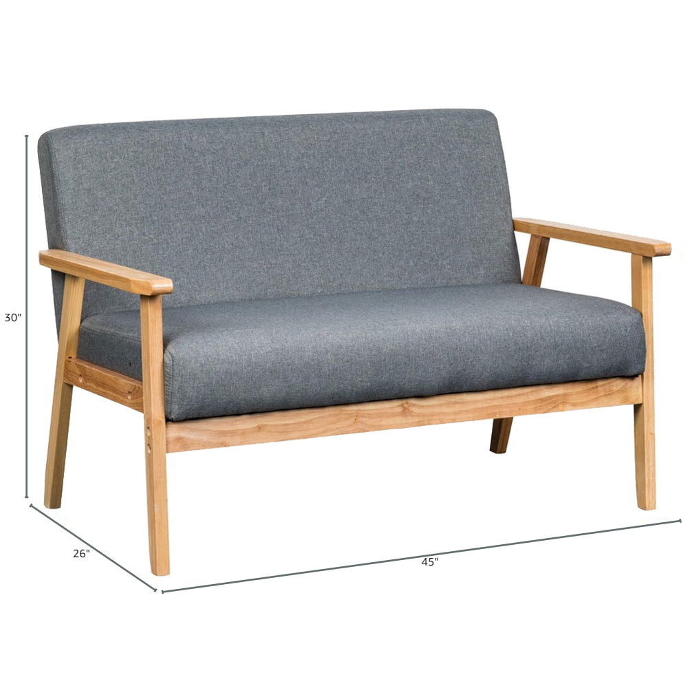 Bahamas 45" W Gray Loveseat